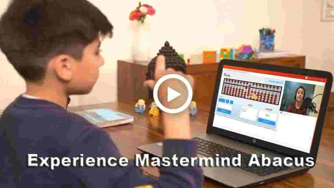 Child experiencing Mastermind Abacus training