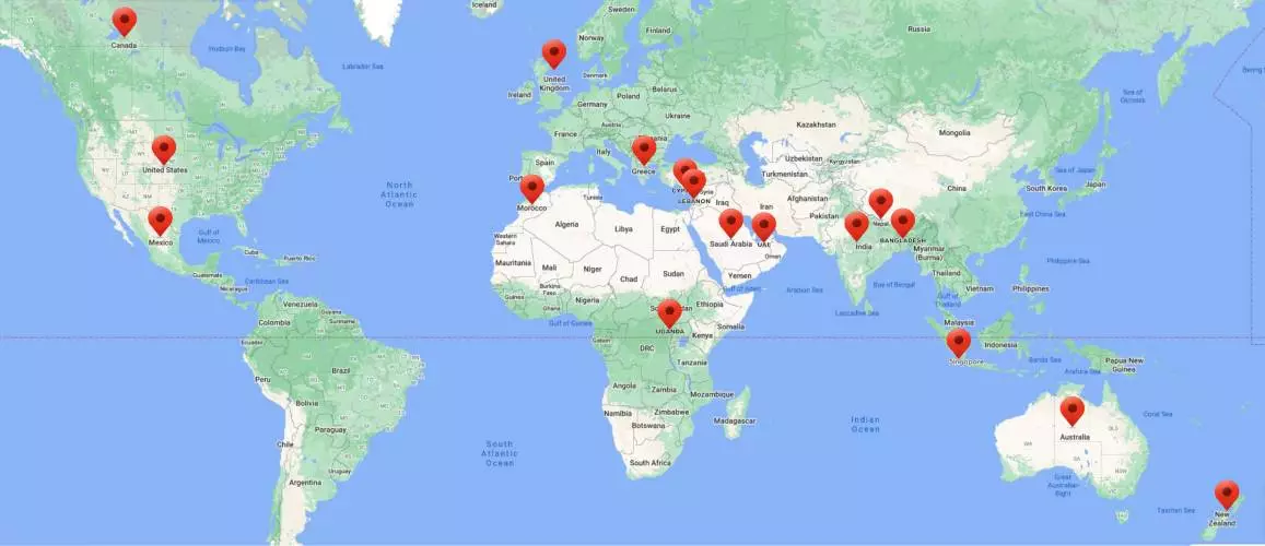 Mastermind Abacus students across 17 countries